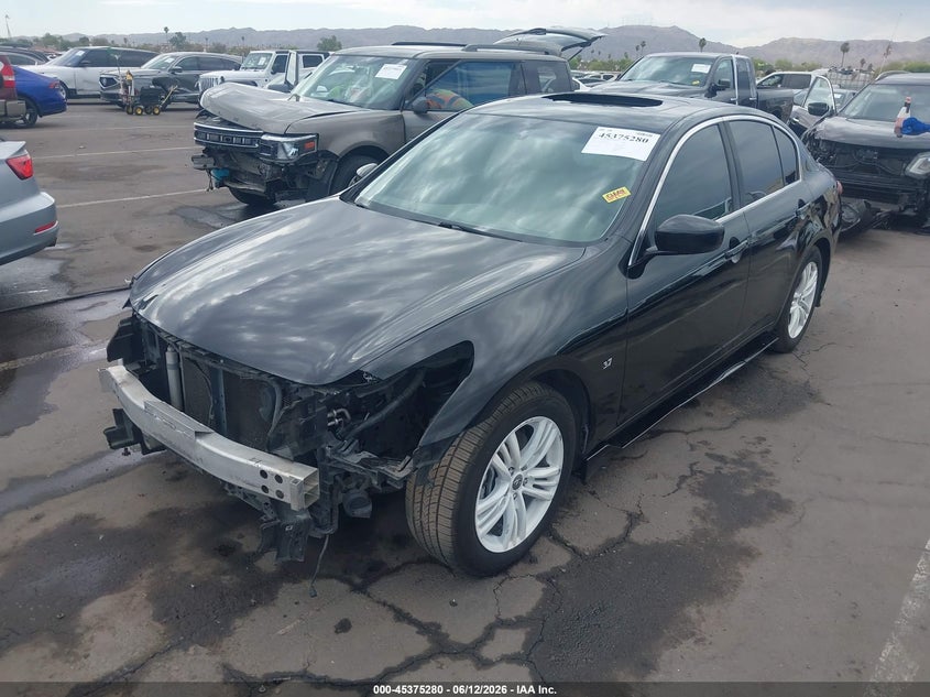 2015 Infiniti Q40 VIN JN1CV6AP5FM502696 IAAI salvage auction — THEFT, Salvage (Arizona), sold $950 on 2026-07-14 (photo 2)