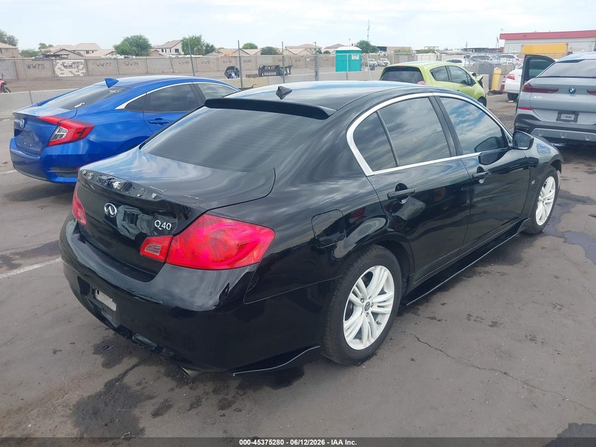 2015 Infiniti Q40 VIN JN1CV6AP5FM502696 IAAI salvage auction — THEFT, Salvage (Arizona), sold $950 on 2026-07-14 (photo 4)