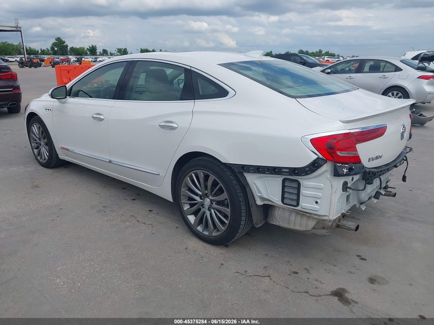 2019 Buick Lacrosse VIN 1G4ZW5SS5KU129313 IAAI salvage auction — REAR END, Original (Texas), sold $7,200 on 2026-07-22 (photo 3)