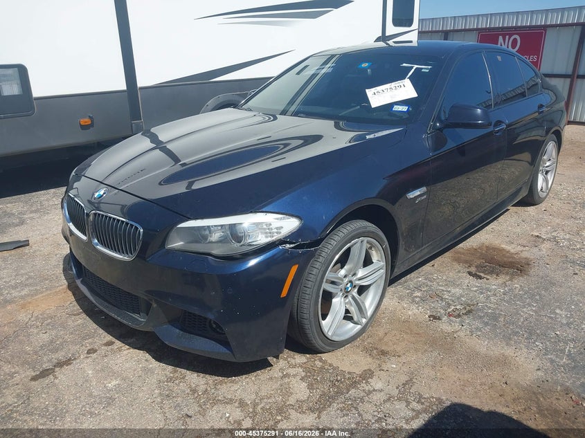 2012 BMW 5er VIN WBAFU7C51CDU61944 IAAI salvage auction — REPOSSESSION, Salvage Title, sold $550 on 2026-07-21 (photo 2)