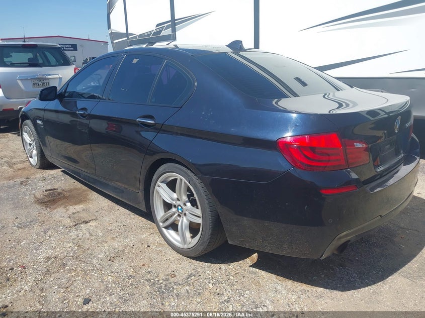 2012 BMW 5er VIN WBAFU7C51CDU61944 IAAI salvage auction — REPOSSESSION, Salvage Title, sold $550 on 2026-07-21 (photo 3)
