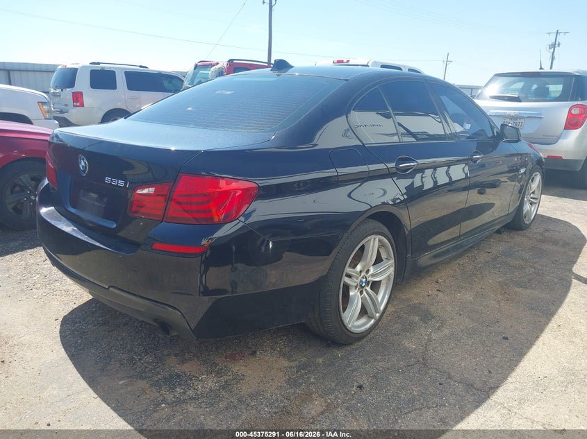 2012 BMW 5er VIN WBAFU7C51CDU61944 IAAI salvage auction — REPOSSESSION, Salvage Title, sold $550 on 2026-07-21 (photo 4)