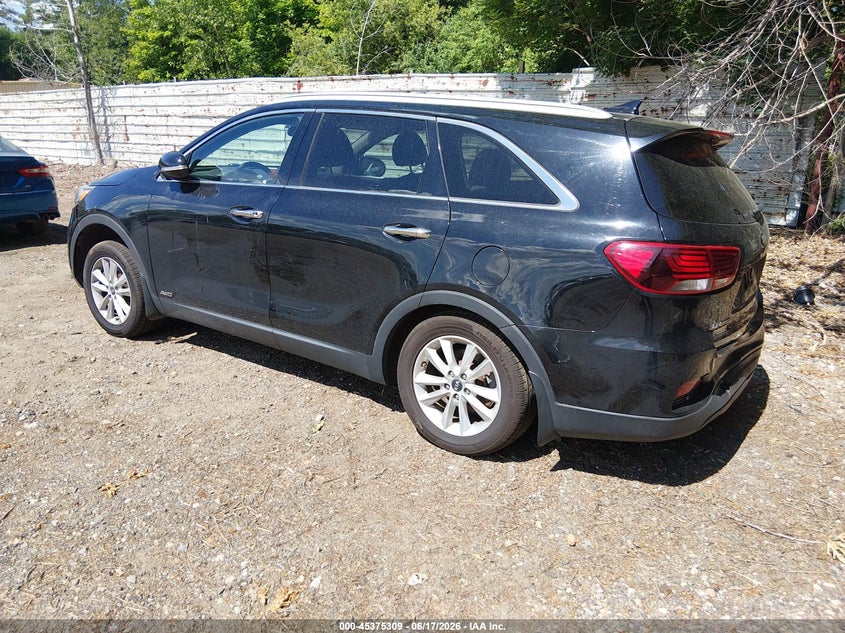 2019 Kia Sorento VIN 5XYPGDA33KG460163 IAAI salvage auction — REAR END, Salvage (Massachusetts), sold $1,900 on 2026-07-23 (photo 3)