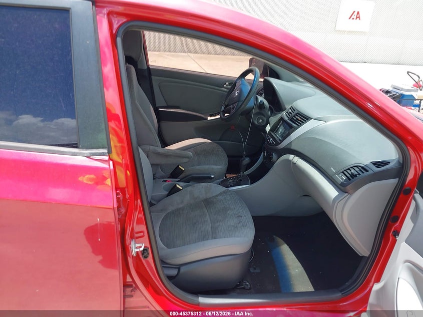 2015 Hyundai Accent VIN KMHCT5AE2FU213654 IAAI salvage auction — NORMAL WEAR, Original (Texas), sold $600 on 2026-07-10 (photo 5)