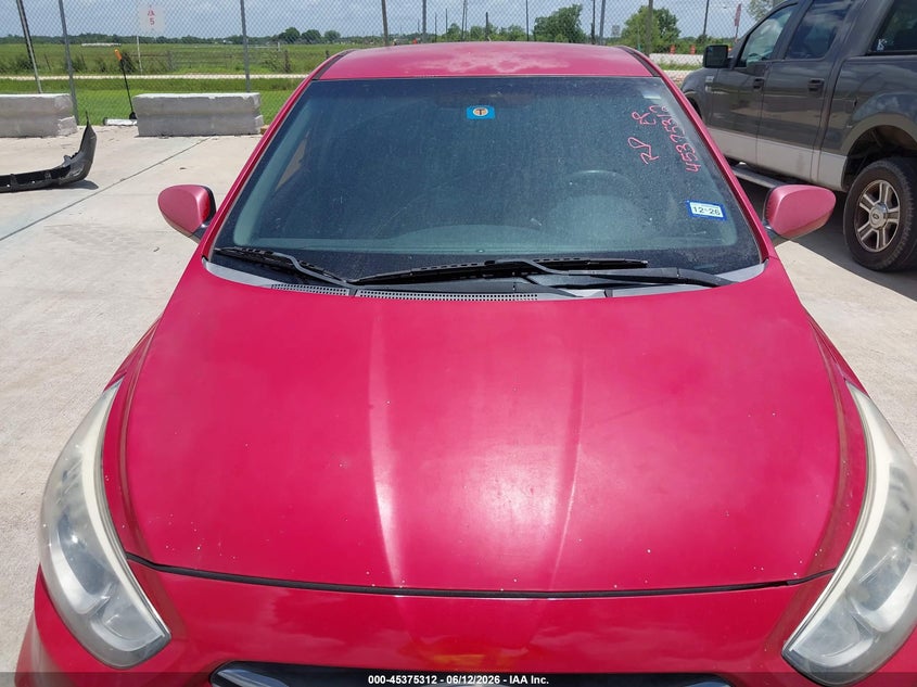 2015 Hyundai Accent VIN KMHCT5AE2FU213654 IAAI salvage auction — NORMAL WEAR, Original (Texas), sold $600 on 2026-07-10 (photo 6)