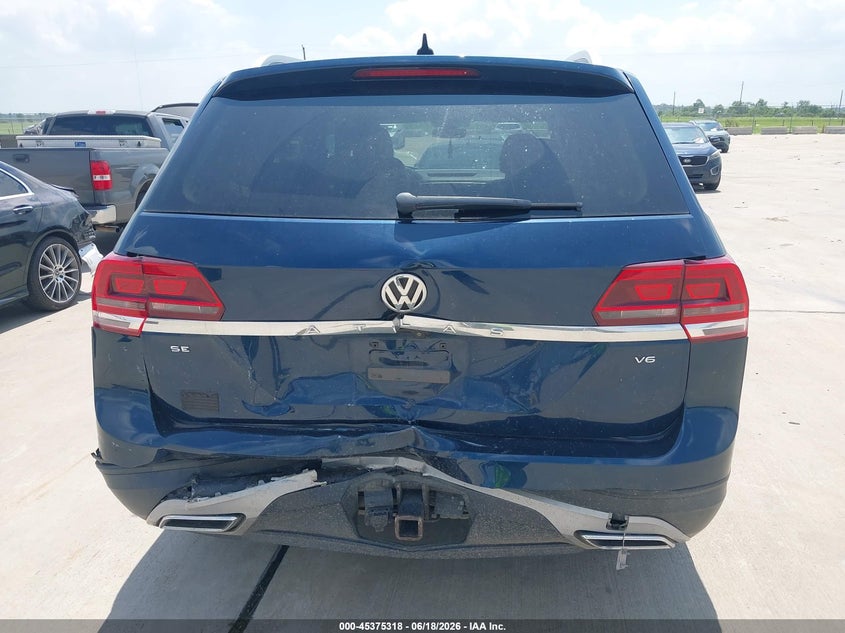 2019 Volkswagen Atlas VIN 1V2WR2CA3KC552804 IAAI salvage auction — REAR END, Salvage Title, sold $3,900 on 2026-07-24 (photo 6)