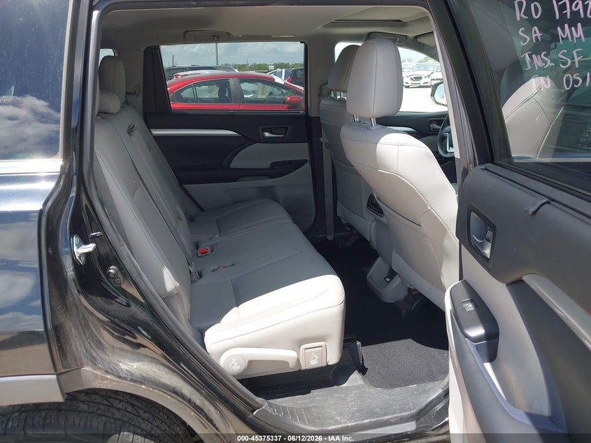 2015 Toyota Highlander VIN 5TDJKRFH2FS173489 IAAI salvage auction — LEFT FRONT, Salvage Title, sold $4,500 on 2026-07-29 (photo 8)