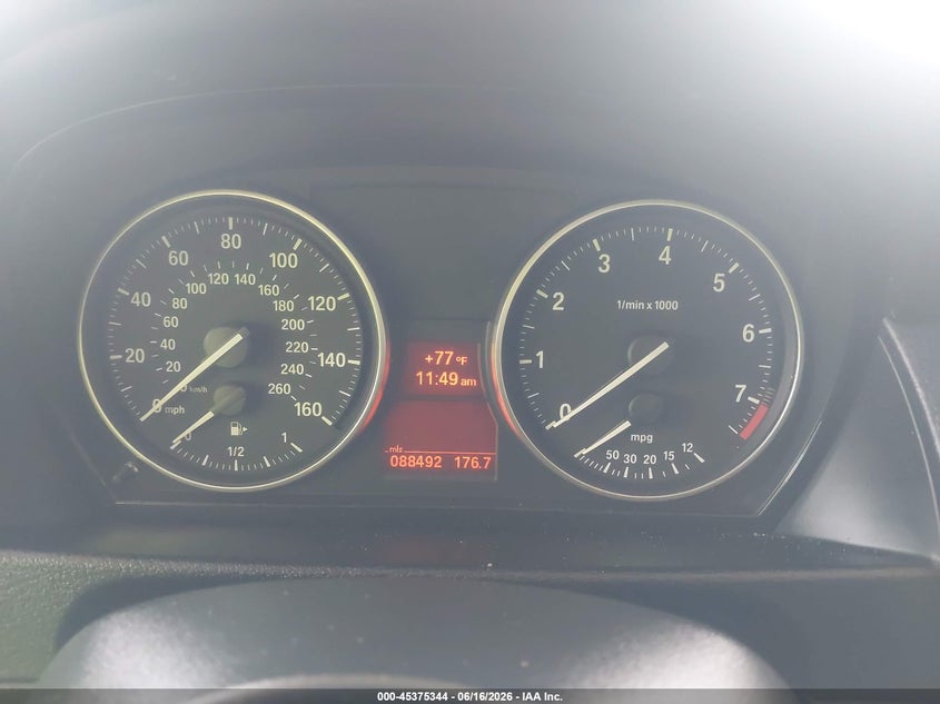 2014 BMW X1 VIN WBAVM1C53EVW47118 IAAI salvage auction — WATER/FLOOD, Salvage (Texas), sold $925 on 2026-07-24 (photo 7)
