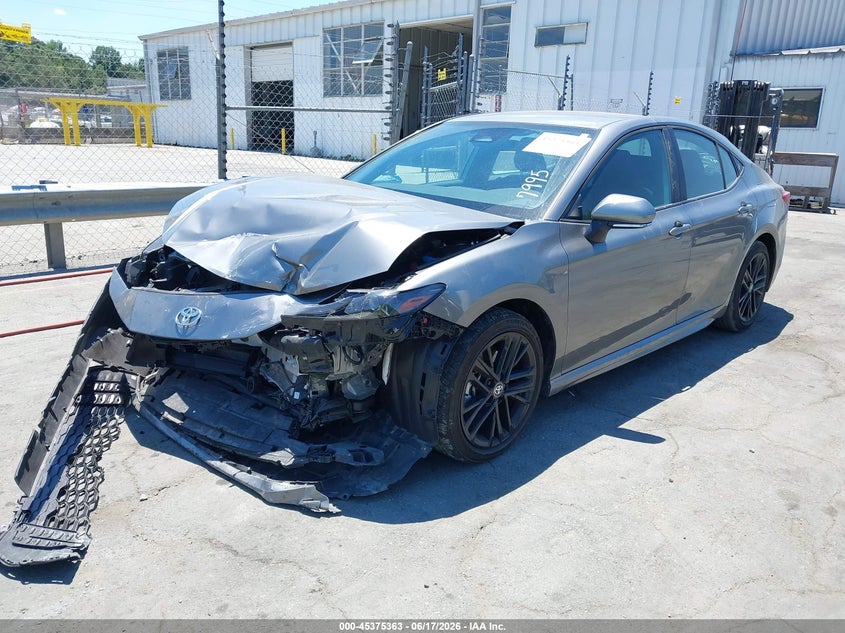 2025 Toyota Camry VIN 4T1DAACK1SU587995 IAAI salvage auction — FRONT END, Salvage Title, sold $7,900 on 2026-07-29 (photo 2)