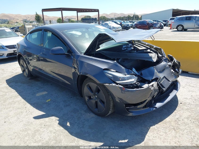 2023 Tesla Model 3 VIN 5YJ3E1EA7PF617249 IAAI salvage auction — FRONT END, Salvage (Arizona), sold $5,850 on 2026-07-23 (photo 1)