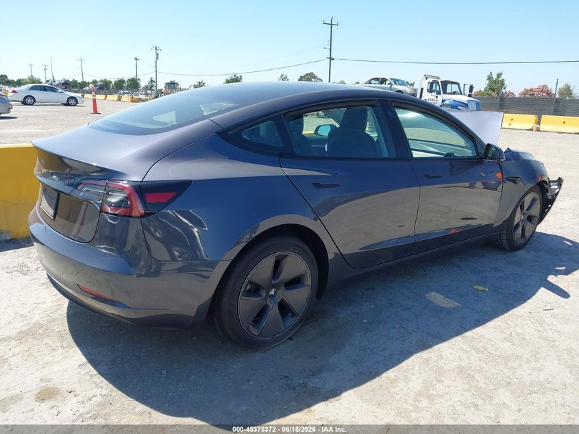 2023 Tesla Model 3 VIN 5YJ3E1EA7PF617249 IAAI salvage auction — FRONT END, Salvage (Arizona), sold $5,850 on 2026-07-23 (photo 4)