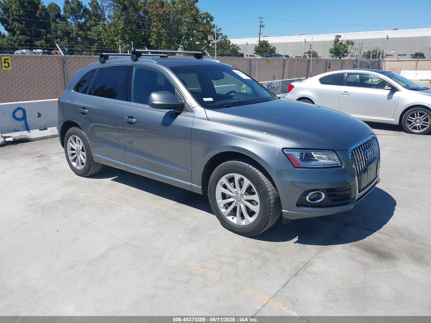 2015 Audi Q5 VIN WA1LFAFP0FA050626 IAAI salvage auction — MECHANICAL, Clear - Dealer Only (California), sold $1,600 on 2026-07-06 (photo 1)