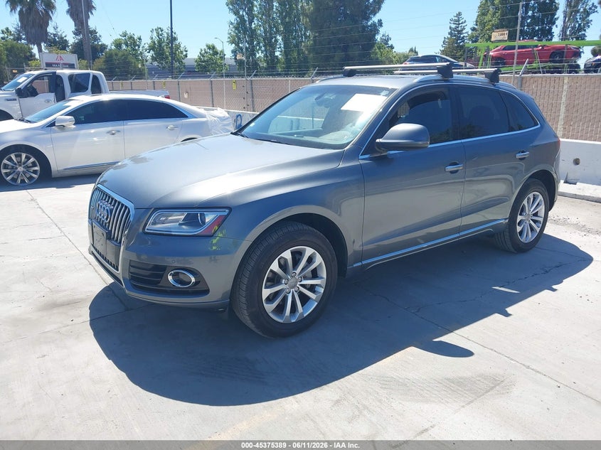 2015 Audi Q5 VIN WA1LFAFP0FA050626 IAAI salvage auction — MECHANICAL, Clear - Dealer Only (California), sold $1,600 on 2026-07-06 (photo 2)