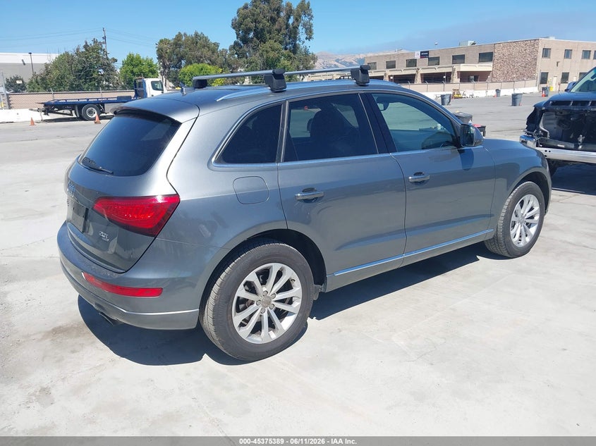 2015 Audi Q5 VIN WA1LFAFP0FA050626 IAAI salvage auction — MECHANICAL, Clear - Dealer Only (California), sold $1,600 on 2026-07-06 (photo 4)