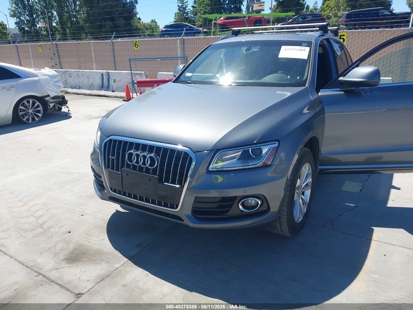 2015 Audi Q5 VIN WA1LFAFP0FA050626 IAAI salvage auction — MECHANICAL, Clear - Dealer Only (California), sold $1,600 on 2026-07-06 (photo 6)