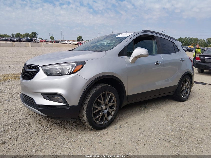 2019 Buick Encore VIN KL4CJ1SB1KB889889 IAAI salvage auction — FRONT & REAR, Salvage (Ohio), sold $1,400 on 2026-07-08 (photo 2)