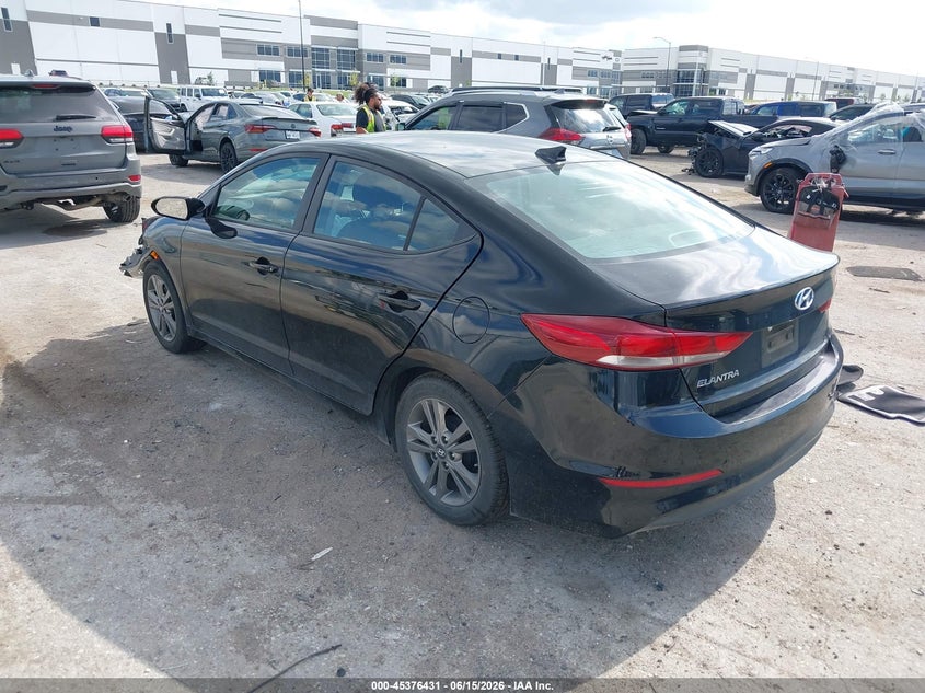 2017 Hyundai Elantra VIN KMHD84LFXHU249875 IAAI salvage auction — FRONT END, Salvage (Texas), sold $150 on 2026-07-28 (photo 3)