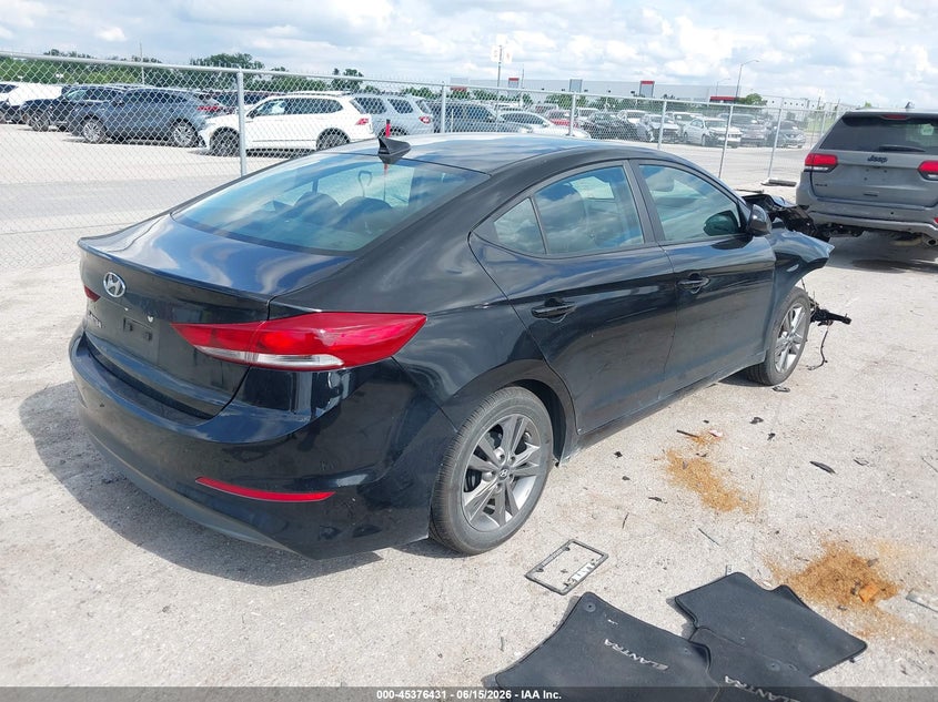 2017 Hyundai Elantra VIN KMHD84LFXHU249875 IAAI salvage auction — FRONT END, Salvage (Texas), sold $150 on 2026-07-28 (photo 4)