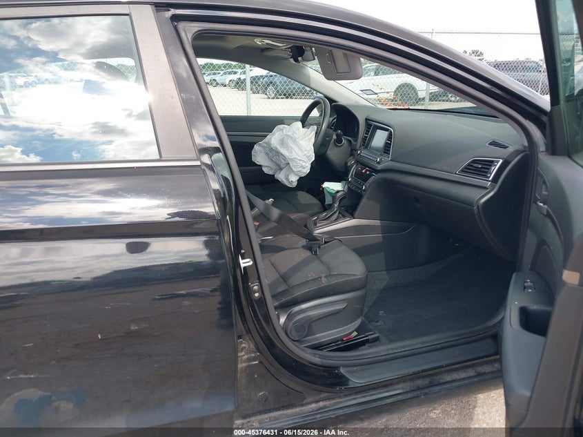 2017 Hyundai Elantra VIN KMHD84LFXHU249875 IAAI salvage auction — FRONT END, Salvage (Texas), sold $150 on 2026-07-28 (photo 5)