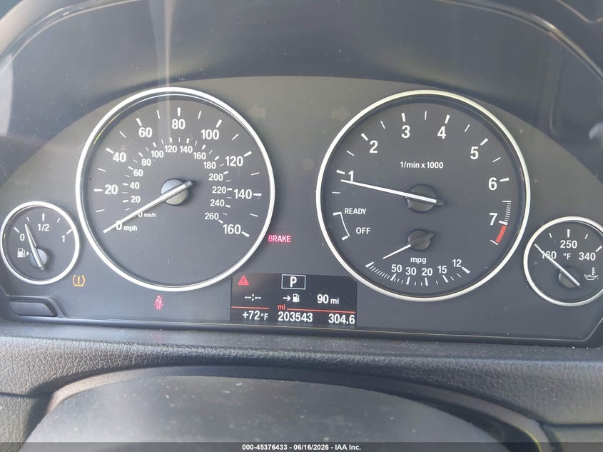 2014 BMW 3er VIN WBA3C1C50EK110430 IAAI salvage auction — NORMAL WEAR, Clear - Dealer Only (California), sold $625 on 2026-07-29 (photo 7)