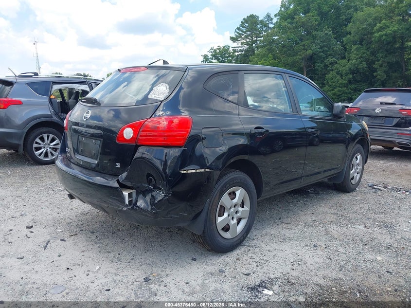 2009 Nissan Rogue sport VIN JN8AS58T99W059198 IAAI salvage auction — RIGHT REAR, Salvage (Georgia), sold $300 on 2026-07-15 (photo 6)