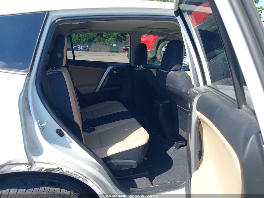 2016 Toyota Rav 4 VIN JTMWFREV4GJ100382 IAAI salvage auction — RIGHT REAR, Salvage - Greater Than 75% (Maryland), sold $7,675 on 2026-07-09 (photo 8)