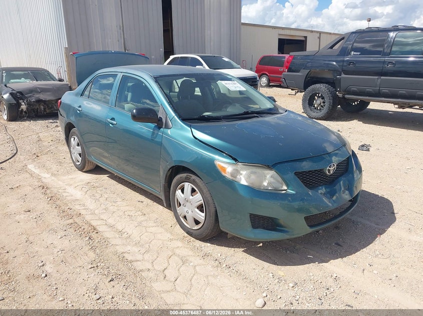 2010 Toyota Corolla VIN JTDBU4EE0A9102310 IAAI salvage auction — FRONT & REAR, Salvage (Texas), sold $1,200 on 2026-07-19 (photo 1)