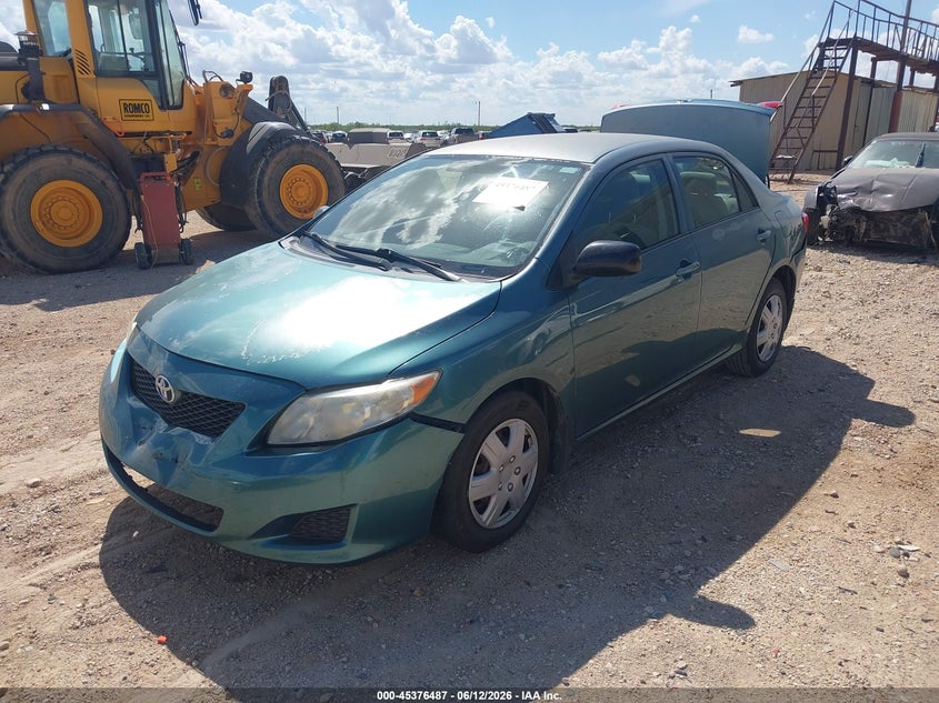 2010 Toyota Corolla VIN JTDBU4EE0A9102310 IAAI salvage auction — FRONT & REAR, Salvage (Texas), sold $1,200 on 2026-07-19 (photo 2)