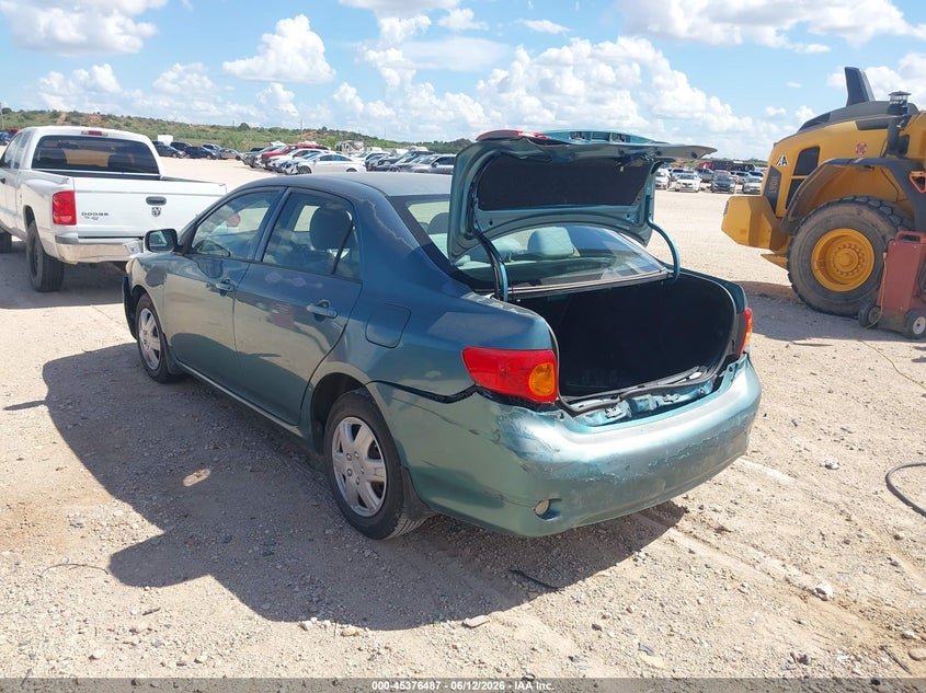 2010 Toyota Corolla VIN JTDBU4EE0A9102310 IAAI salvage auction — FRONT & REAR, Salvage (Texas), sold $1,200 on 2026-07-19 (photo 3)