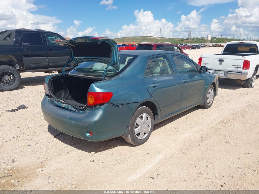 2010 Toyota Corolla VIN JTDBU4EE0A9102310 IAAI salvage auction — FRONT & REAR, Salvage (Texas), sold $1,200 on 2026-07-19 (photo 4)