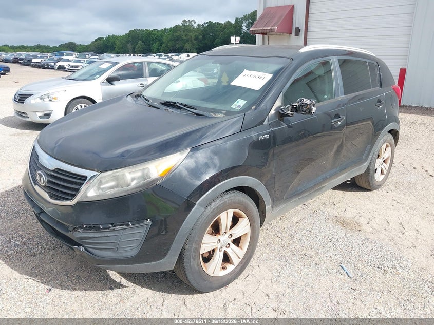 2012 Kia Sportage VIN KNDPBCA27C7232570 IAAI salvage auction — NORMAL WEAR, Clear (Louisiana), sold $1,200 on 2026-07-20 (photo 2)