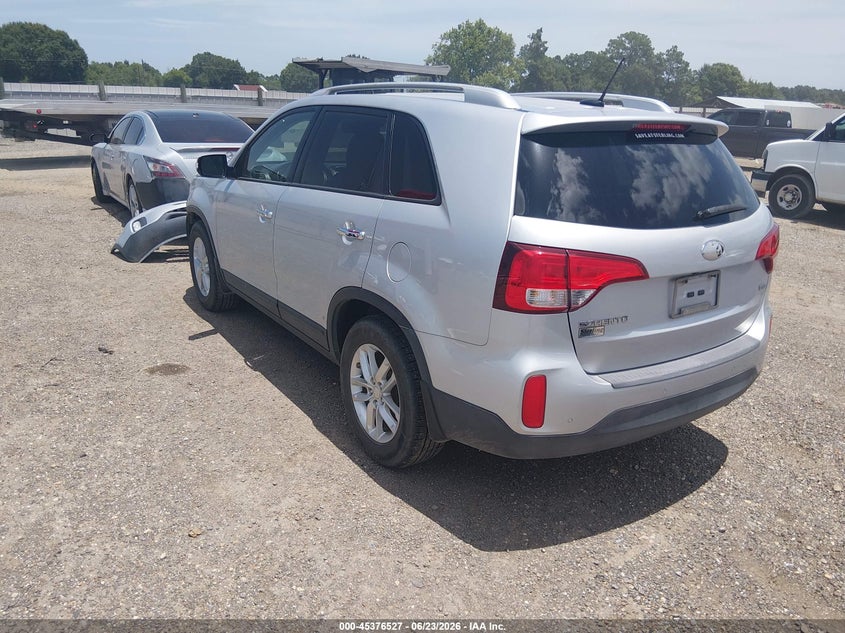 2014 Kia Sorento VIN 5XYKT3A69EG546673 IAAI salvage auction — FRONT END, Salvage (Louisiana), sold $2,600 on 2026-07-15 (photo 3)