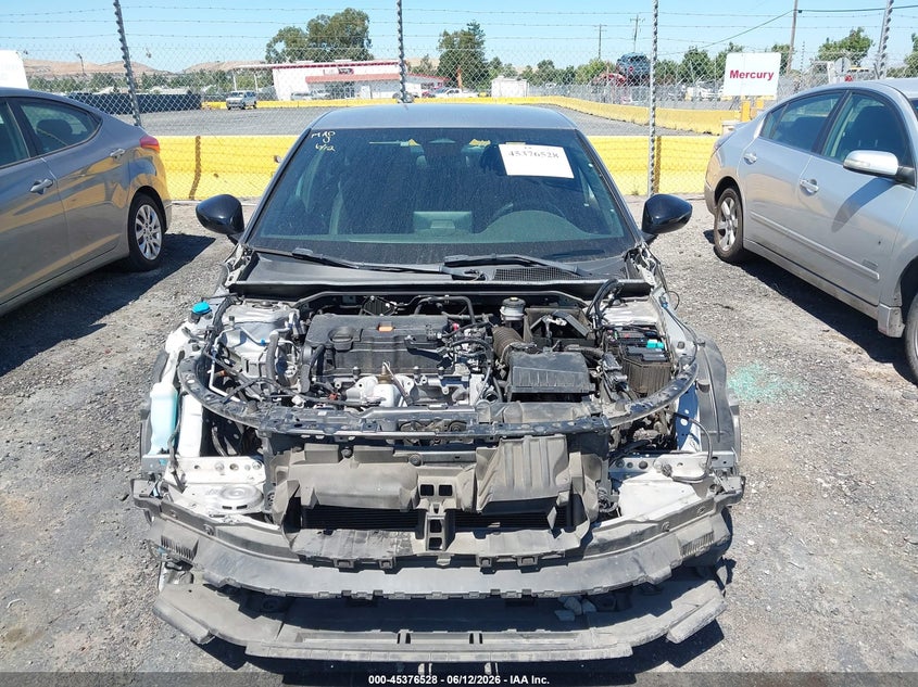 2022 Honda Civic VIN 2HGFE2F57NH593516 IAAI salvage auction — THEFT, Salvage (California), sold $5,800 on 2026-07-09 (photo 6)