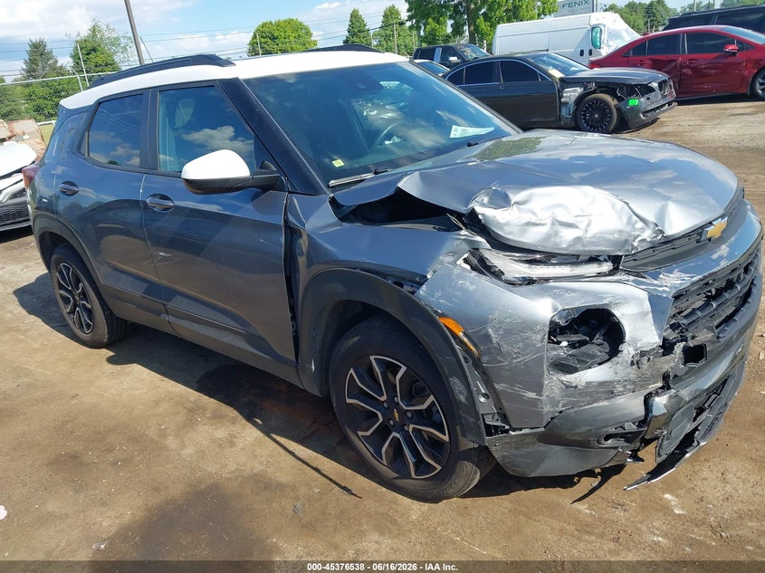 2022 Chevrolet Trailblazer VIN KL79MVSL6NB073687 IAAI salvage auction — RIGHT FRONT, Salvage (Michigan), sold $2,900 on 2026-07-23 (photo 1)