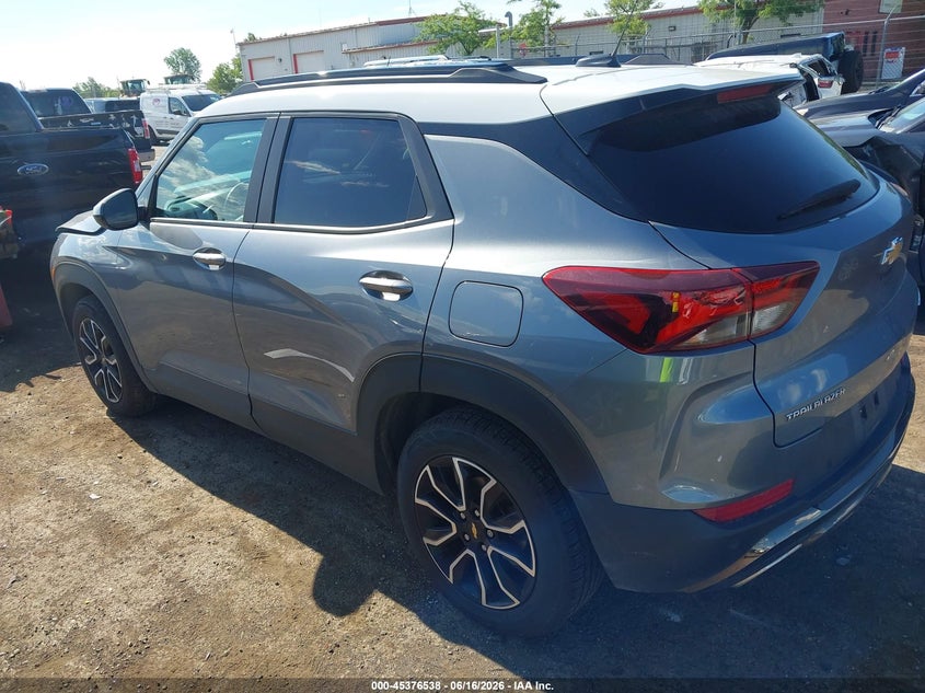 2022 Chevrolet Trailblazer VIN KL79MVSL6NB073687 IAAI salvage auction — RIGHT FRONT, Salvage (Michigan), sold $2,900 on 2026-07-23 (photo 3)