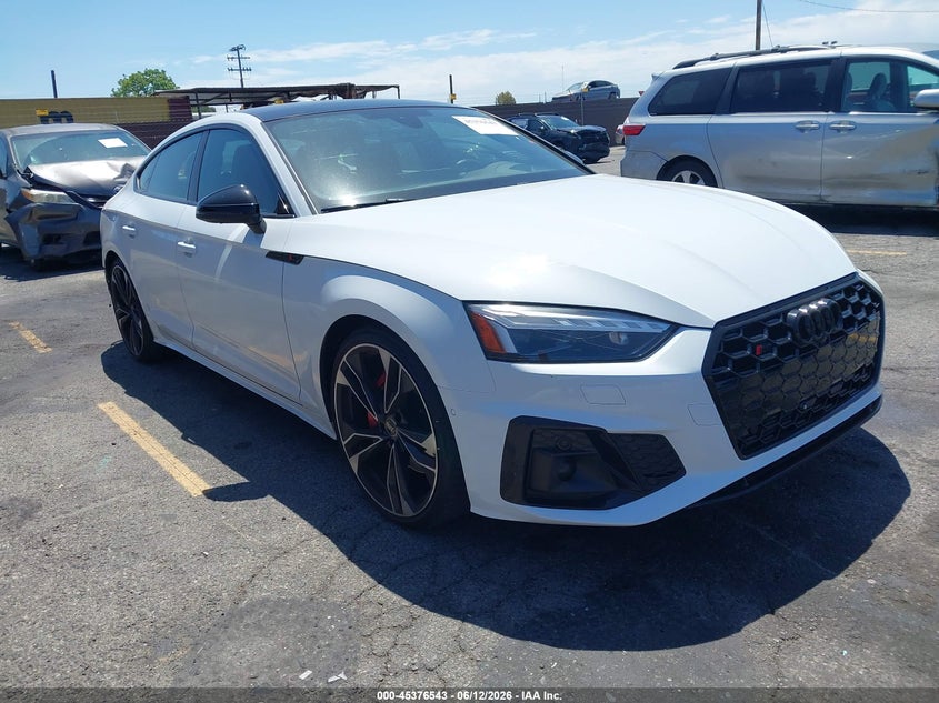 2023 Audi S5 VIN WAUB4CF54PA068966 IAAI salvage auction — REAR END, Salvage (California), sold $15,600 on 2026-07-29 (photo 1)
