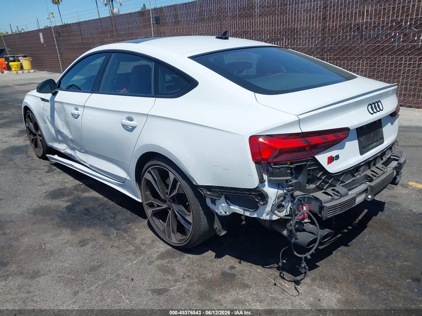 2023 Audi S5 VIN WAUB4CF54PA068966 IAAI salvage auction — REAR END, Salvage (California), sold $15,600 on 2026-07-29 (photo 3)
