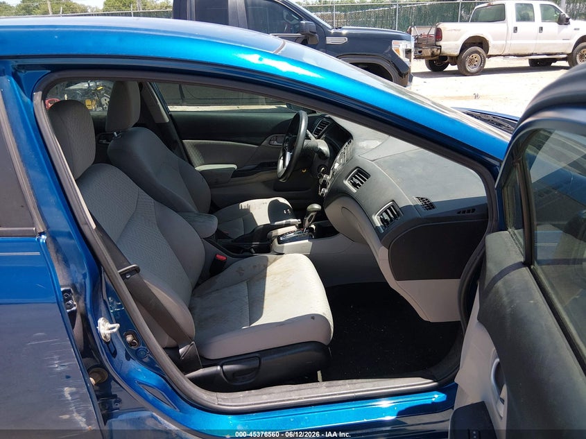 2014 Honda Civic VIN 2HGFB2F50EH505656 IAAI salvage auction — FRONT END, Salvage (Kansas), sold $1,875 on 2026-07-24 (photo 5)