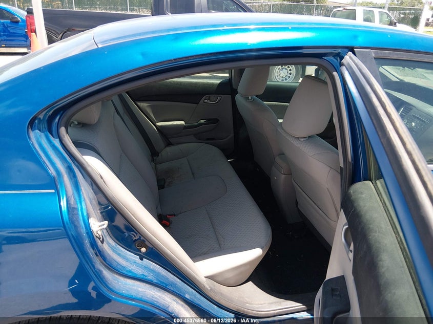 2014 Honda Civic VIN 2HGFB2F50EH505656 IAAI salvage auction — FRONT END, Salvage (Kansas), sold $1,875 on 2026-07-24 (photo 8)
