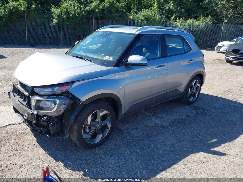 2024 Hyundai Venue VIN KMHRC8A31RU340488 IAAI salvage auction — RIGHT FRONT, Salvage Title, sold $4,500 on 2026-07-17 (photo 2)
