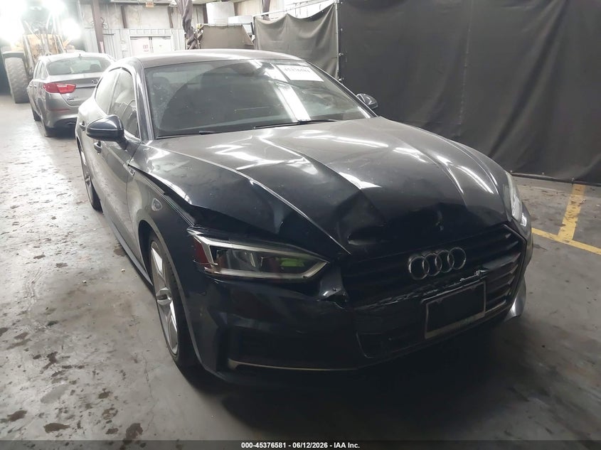 2018 Audi A5 VIN WAUENCF52JA084939 — IAAI salvage auction photo