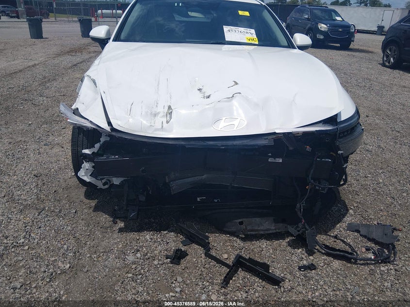 2025 Hyundai Sonata VIN KMHL34JJ0SA123020 IAAI salvage auction — FRONT END, Salvage Title, sold $5,900 on 2026-08-02 (photo 6)