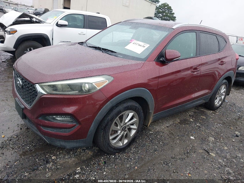 2016 Hyundai Tucson VIN KM8J3CA26GU023973 IAAI salvage auction — REAR END, Salvage (Georgia), sold $3,350 on 2026-07-15 (photo 2)