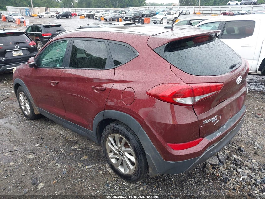 2016 Hyundai Tucson VIN KM8J3CA26GU023973 IAAI salvage auction — REAR END, Salvage (Georgia), sold $3,350 on 2026-07-15 (photo 3)