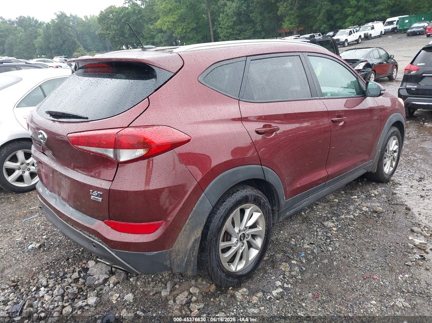 2016 Hyundai Tucson VIN KM8J3CA26GU023973 IAAI salvage auction — REAR END, Salvage (Georgia), sold $3,350 on 2026-07-15 (photo 4)