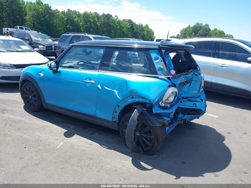 2016 Mini Hard top VIN WMWXP7C55G2A42625 IAAI salvage auction — REAR END, Salvage (North Carolina), sold $250 on 2026-07-22 (photo 3)