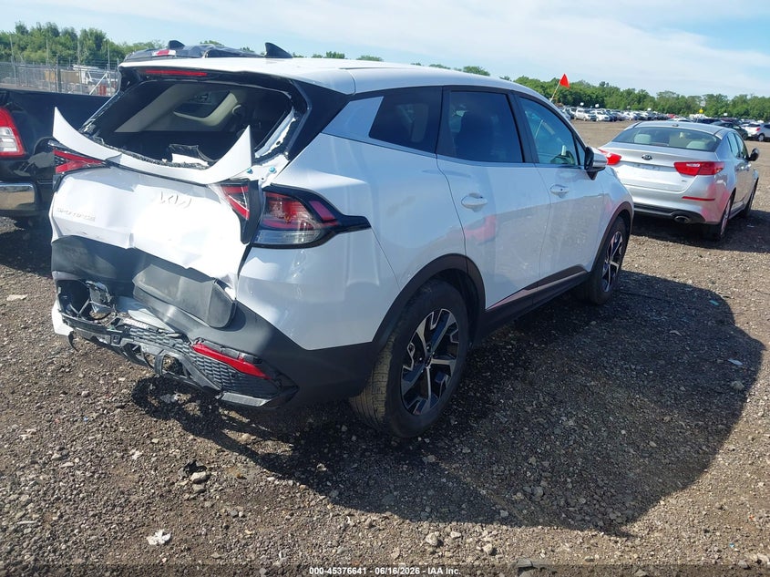 2024 Kia Sportage VIN 5XYK33DF4RG218918 IAAI salvage auction — REAR END, Salvage (Ohio), sold $7,800 on 2026-07-29 (photo 4)
