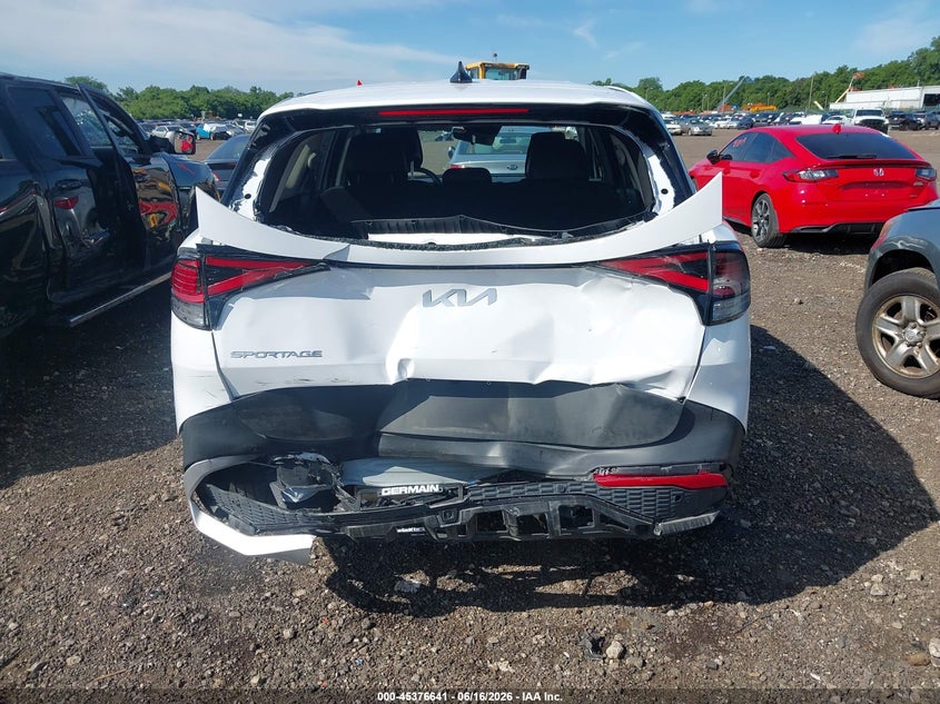 2024 Kia Sportage VIN 5XYK33DF4RG218918 IAAI salvage auction — REAR END, Salvage (Ohio), sold $7,800 on 2026-07-29 (photo 6)