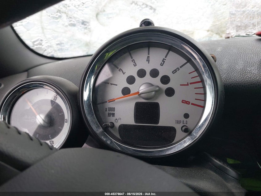 2011 Mini Cooper VIN WMWZN3C5XBT133140 IAAI salvage auction — ENGINE BURN, Salvage (Texas), sold $150 on 2026-08-18 (photo 7)