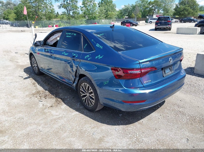 2021 Volkswagen Jetta VIN 3VWC57BU7MM101768 IAAI salvage auction — LEFT REAR, Salvage Title, sold $3,700 on 2026-08-25 (photo 3)